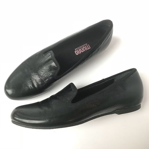 Munro Sz 8.5 Black Loafers - Picture 1 of 7